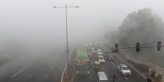 Wajah ibu kota India dikepung polusi asap terburuk sepanjang sejarah