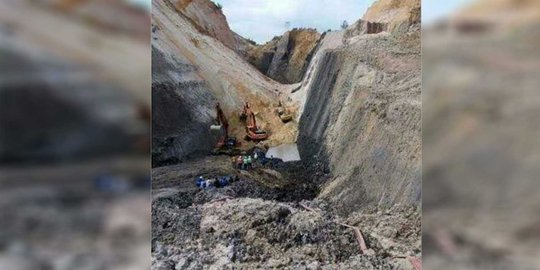 Operator ekskavator tewas tertimbun di tambang batubara di Kukar