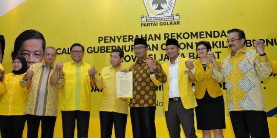 Dedi Mulyadi absen di penyerahan SK Emil-Daniel, ini penjelasan Golkar