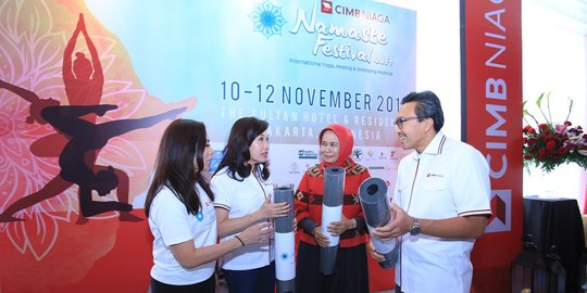 CIMB Niaga Namaste Festival 2017 dorong budaya hidup sehat