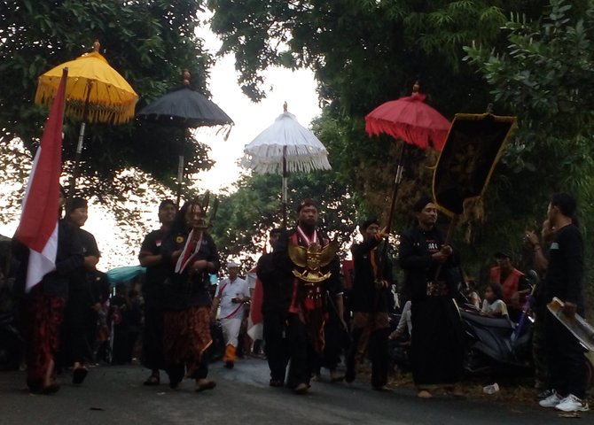 kirab ritual getih getah di trowulan