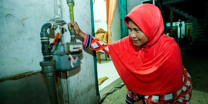Harga gas bumi untuk rumah tangga paling murah di DKI, termahal di Sorong | merdeka.com