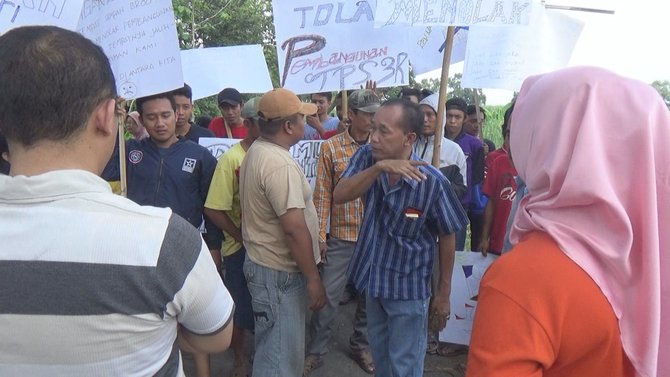 pembangunan tps3r di mojokerto diprotes warga