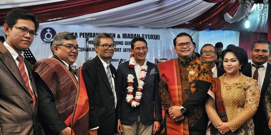 Resmikan Gereja HKBP Cilincing, Sandiaga minta perkuat kerukunan beragama