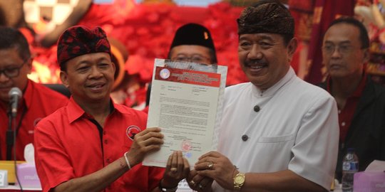 PDIP usung I Wayan Koster-Cok Oka Arthadan di Pilgub Bali