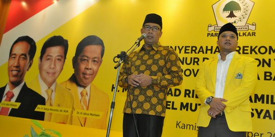 Pengurus Golkar kecamatan: Ridwan Kamil harusnya tak PHP ke Golkar