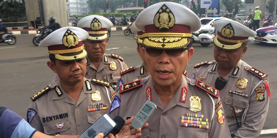 Kakorlantas Polri tak setuju Anies hapus larangan motor melintas di Jl MH Thamrin