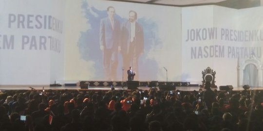 Puji NasDem, Jokowi sebut 'Partai Bang Surya Paloh jalannya cepat'