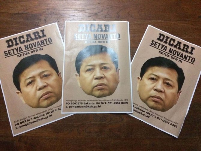 poster buron setya novanto