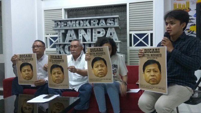 poster buron setya novanto