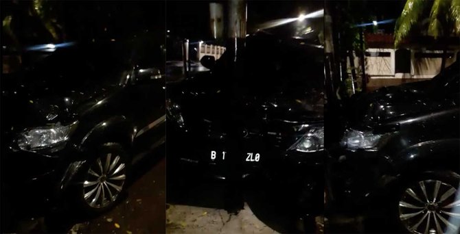 mobil setnov kecelakaan