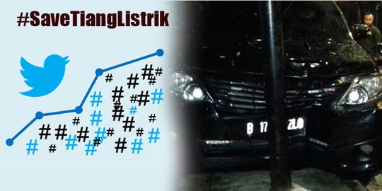 Setya Novanto kecelakaan, Twitter ramai tagar #SaveTiangListrik