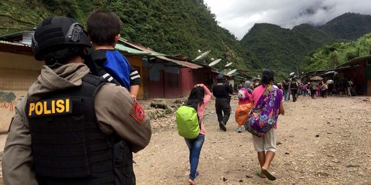 345 Warga Desa Kimbely & Utikini dievakuasi ke Tembagapura dengan selamat