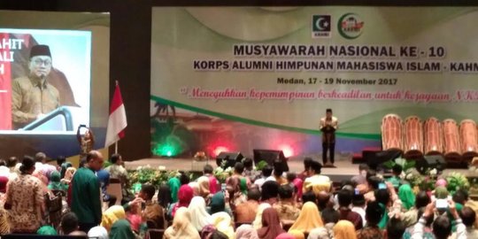 Pidato di Munas KAHMI, Zulkifli akui bisa jadi Ketua MPR berkat Akbar Tandjung