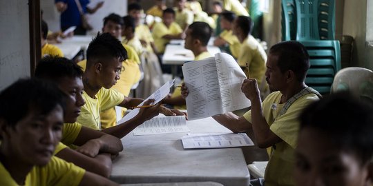 Semangat ratusan narapidana di Filipina ikuti ujian sekolah