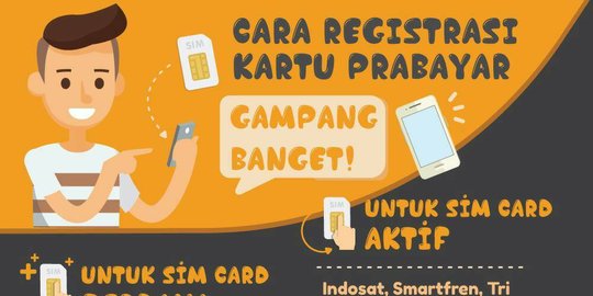 Hingga hari ini, baru 67 juta pelanggan registrasi kartu prabayar