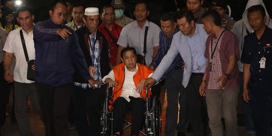 Dipindahkan dari RSCM, Setya Novanto dijebloskan ke rutan KPK