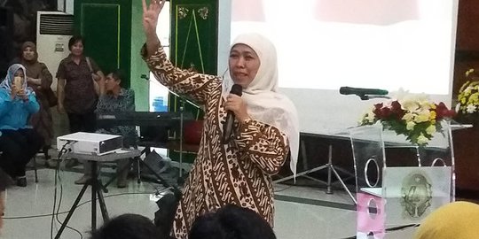 Khofifah bicara soal waktu deklarasi & jawab isu perpecahan kiai