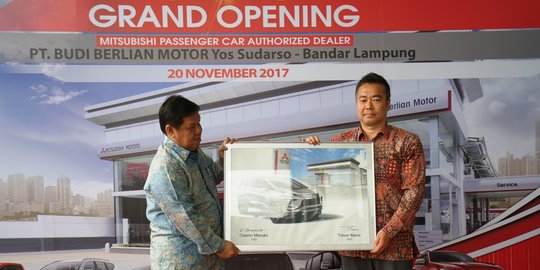 Diler penumpang ke-100 Mitsubishi Motors hadir di Lampung