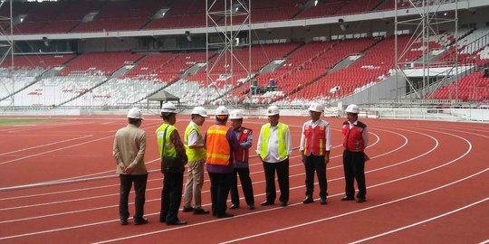 PUPR catat renovasi venue Asian Games 2018 di GBK capai 87,27 persen