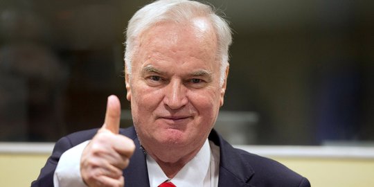Jagal Perang Bosnia, Ratko Mladic, divonis seumur hidup