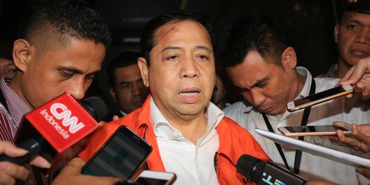 Barisan pembela Setya Novanto saat didesak mundur dari DPR