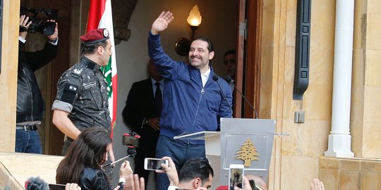 Pulang ke Libanon, PM Saad Hariri malah batal mengundurkan diri