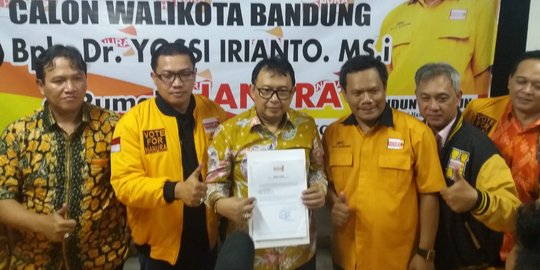 Hanura jagokan Yossi Irianto maju Pilwalkot Bandung