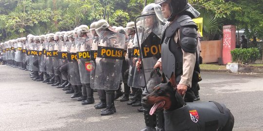 800 Personel Polda Jatim ikut simulasi antisipasi kericuhan Pilkada