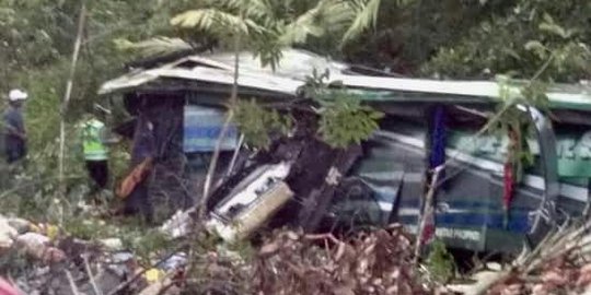 Bus ALS terjun ke jurang di Tapsel, 3 penumpang tewas