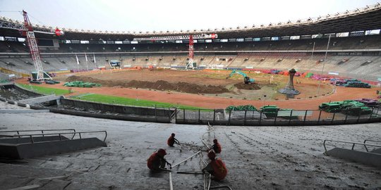 Sri Mulyani sempat khawatir renovasi stadion GBK tak capai target