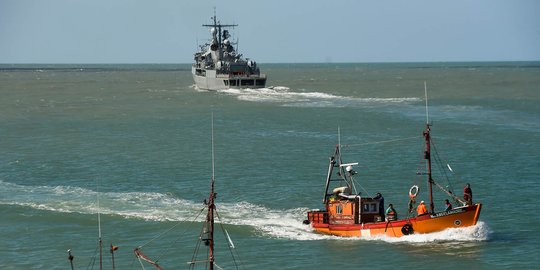 Kapal selam Argentina hilang, sinyal suara terdeteksi