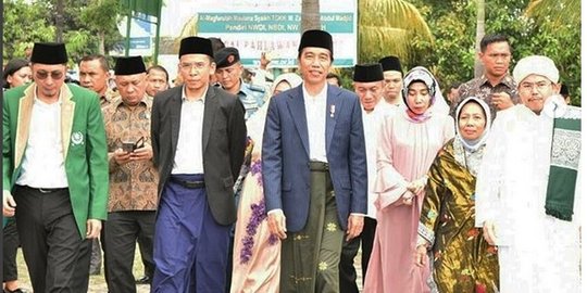 Jokowi: Setiap saya ada di tengah Nahdliyin suasananya dingin & sejuk