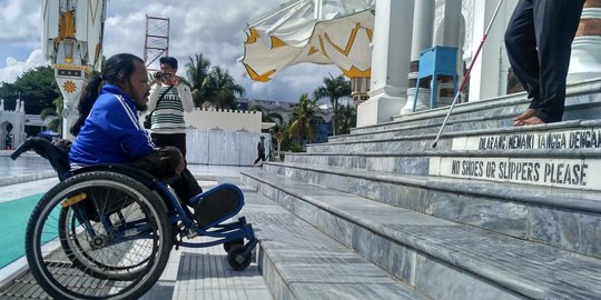 Masjid Baiturrahman Banda Aceh dinilai tak ramah untuk disabilitas