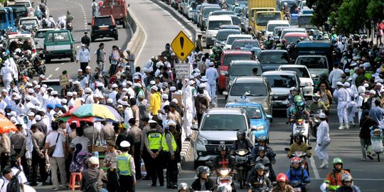 Perwakilan massa 2411 diterima penyidik Bareskrim Polri