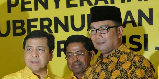 Golkar Jabar kasih deadline cawagub besok, Ridwan Kamil bilang 'itu domain DPP'