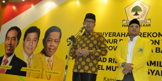 Acuhnya Ridwan Kamil dikasih 'deadline' Golkar Jabar