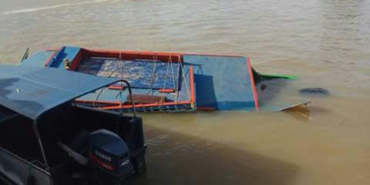 Speedboat di Sungai Musi tabrakan, 1 penumpang tewas dan 2 hilang