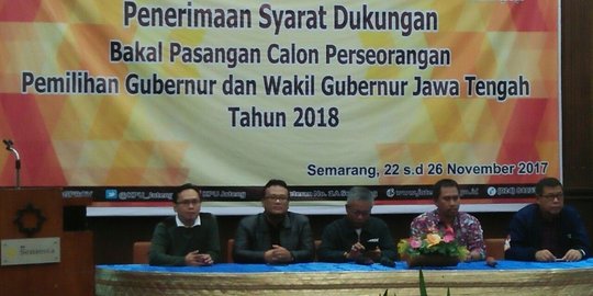 Pilgub Jateng dipastikan tanpa calon perseorangan