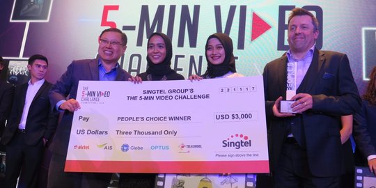 Peserta Indonesia menang kompetisi video pendek di Singapura