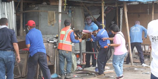 Dibangun di lahan PT KAI, 37 ruko di dekat Stasiun Bogor dibongkar