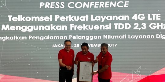 Telkomsel mulai gelar 4G di frekuensi 2,3 GHz