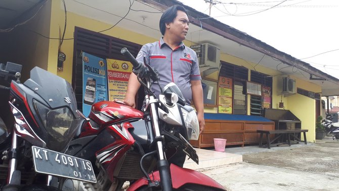 barang bukti kasus begal di samarinda