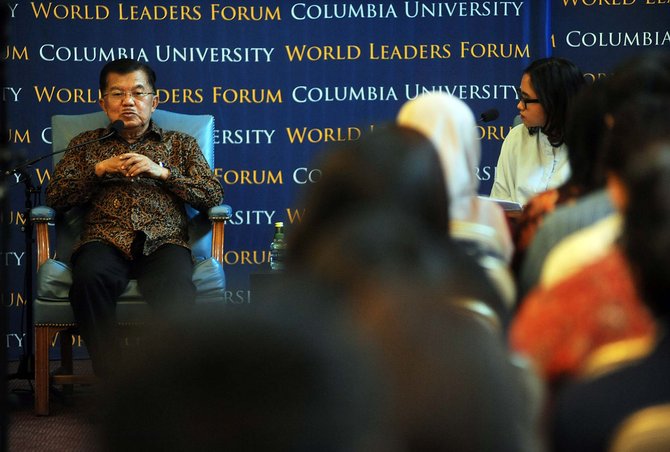 jusuf kalla di universitas columbia new york