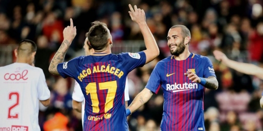  Hasil  Pertandingan Barcelona vs Real Murcia Skor 5 0 