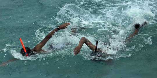 Intip keseruan kompetisi diving di Sail Sabang 2017