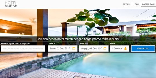 Situs hotel ini klaim beri harga murah tapi bersyarat