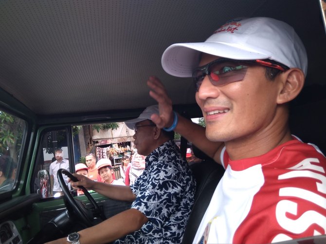 sandiaga di festival jakarta berbakat