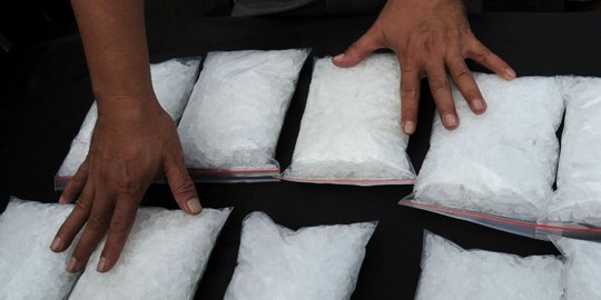 Polisi sita 11 paket sabu-sabu di Banjarmasin