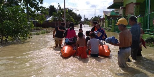 Hujan lebat, 22 kelurahan di Tebing Tinggi kebanjiran